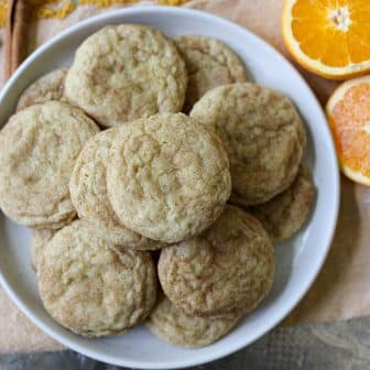 the orange spiced cookies
