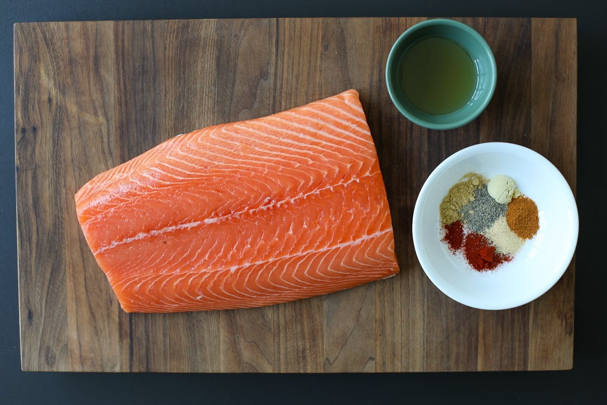salmon ingredients. 