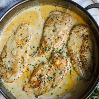 Blackened Chicken in Creamy Mustard Sauce: Healthyish Foods