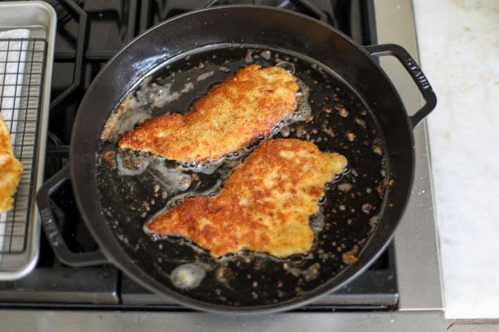 cutlets shallow frying.