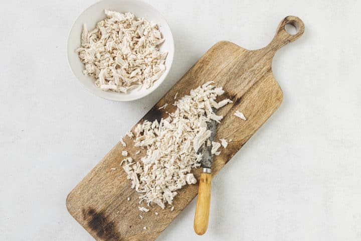 shredded chicken. 